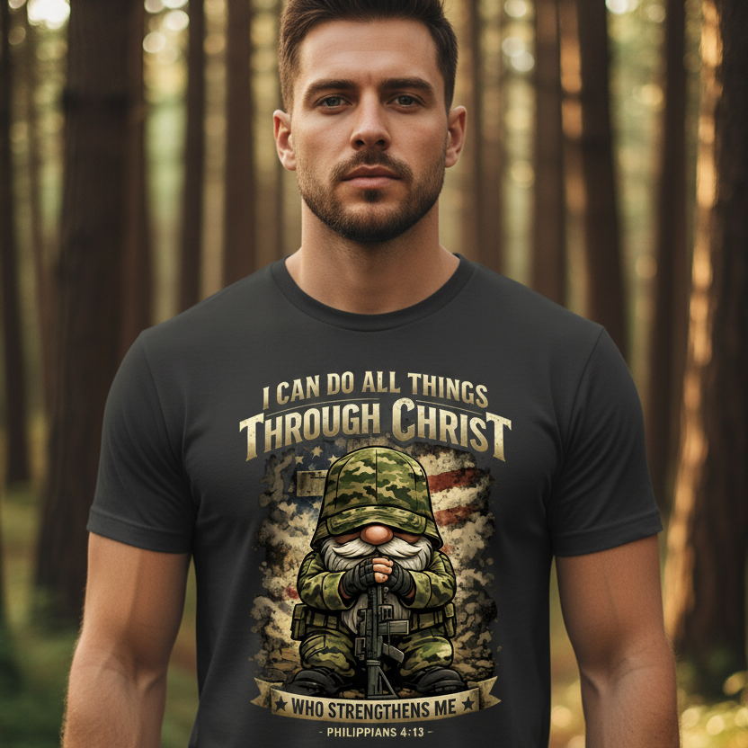 I can do all things through Christ Philippians 4:13 Faith T-Shirt