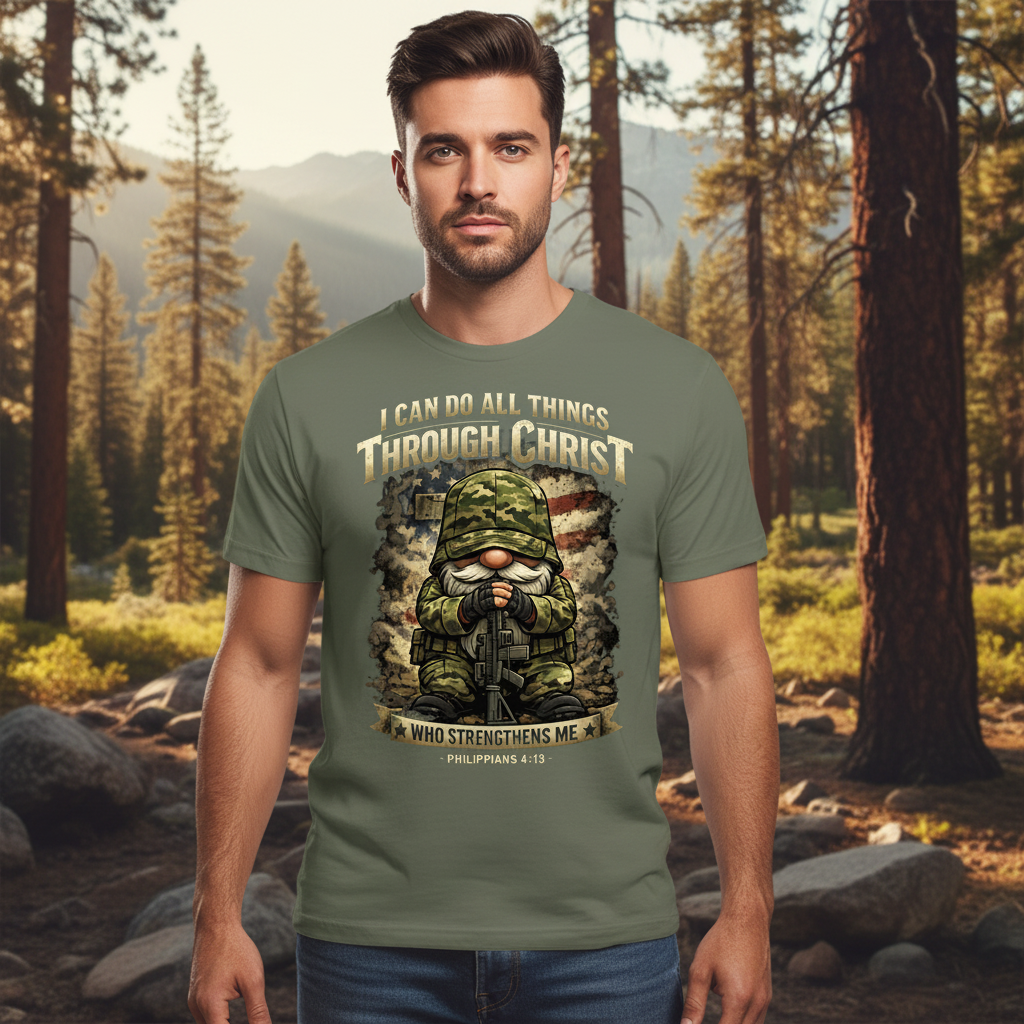 I can do all things through Christ Philippians 4:13 Faith T-Shirt