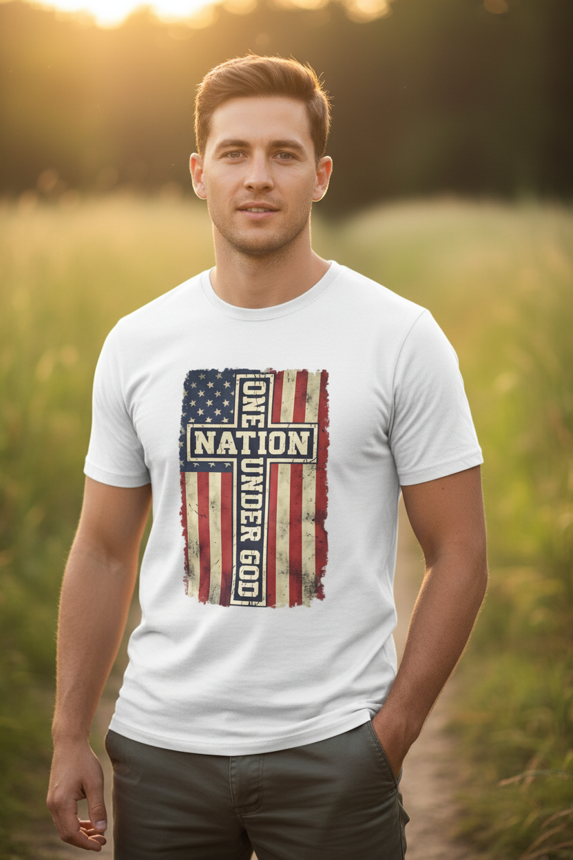 One Nation Under God Patriot T-Shirt