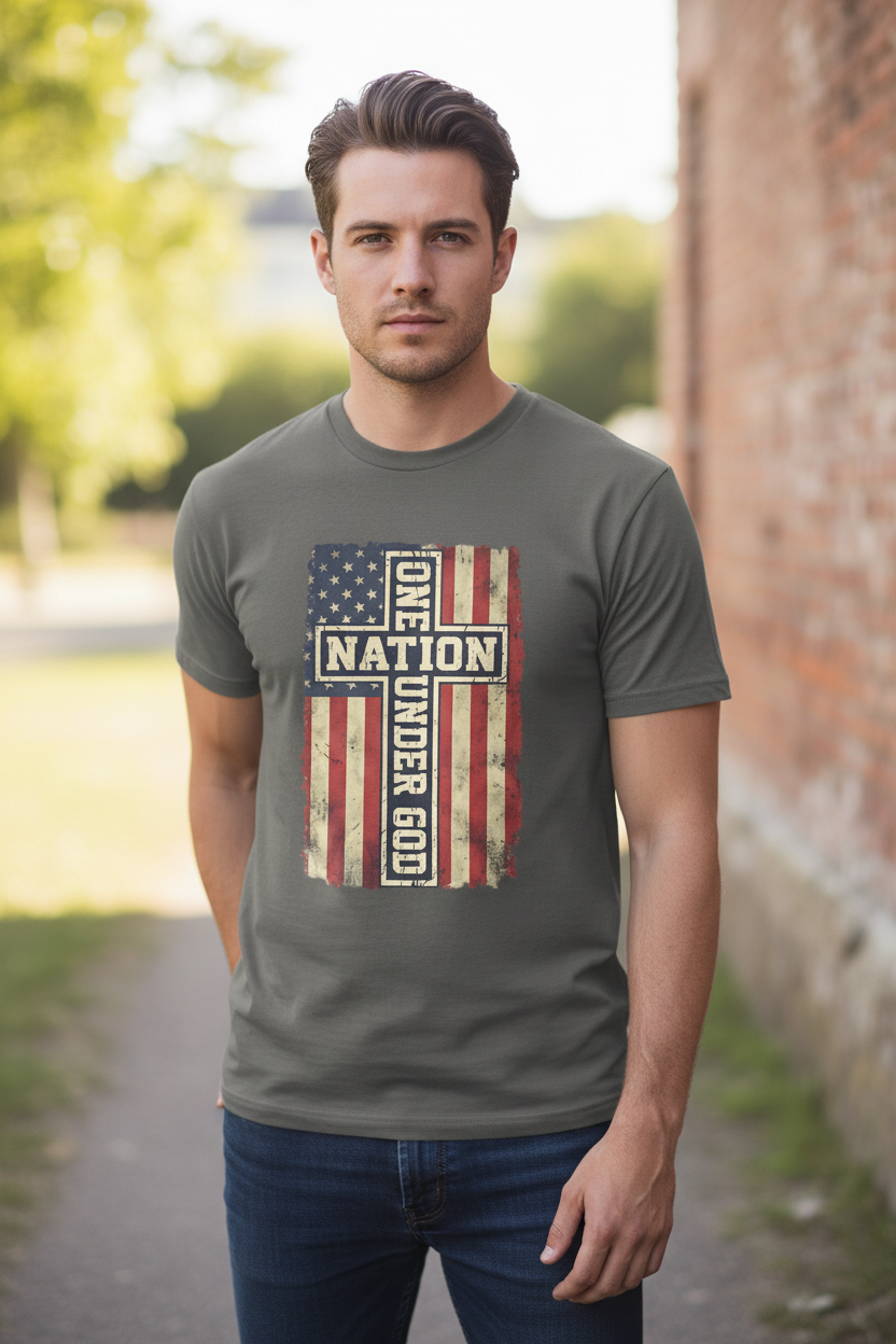 One Nation Under God Patriot T-Shirt