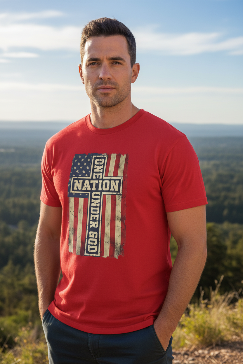 One Nation Under God Patriot T-Shirt