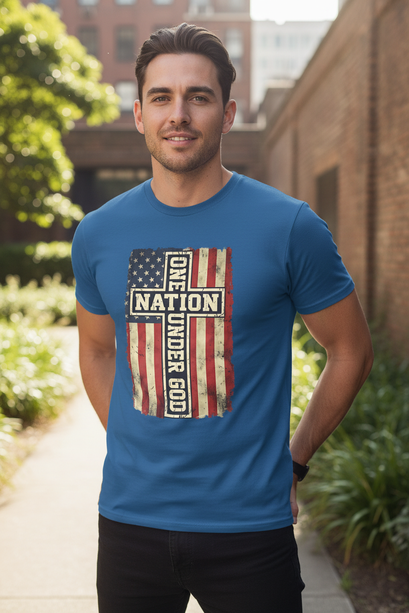 One Nation Under God Patriot T-Shirt