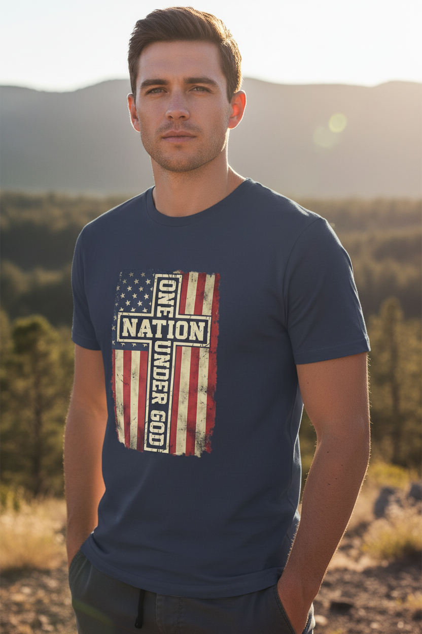 One Nation Under God Patriot T-Shirt