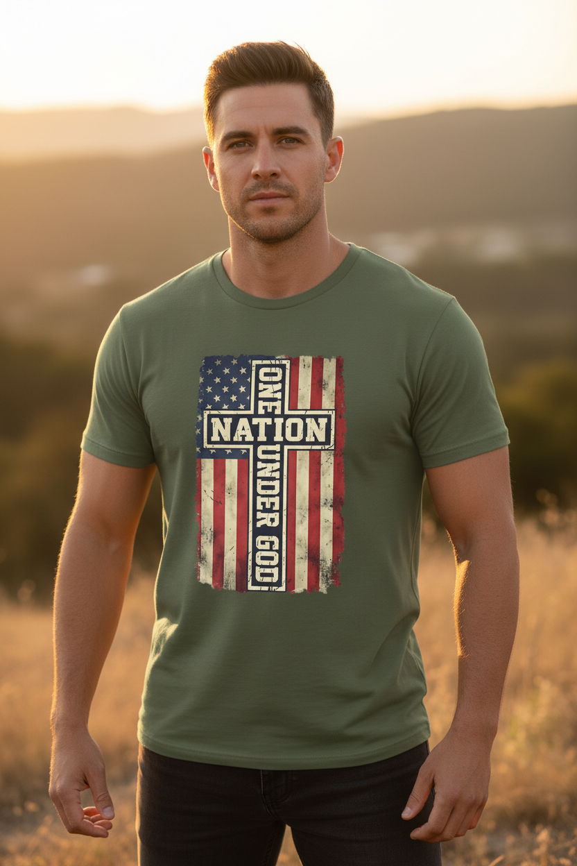 One Nation Under God Patriot T-Shirt
