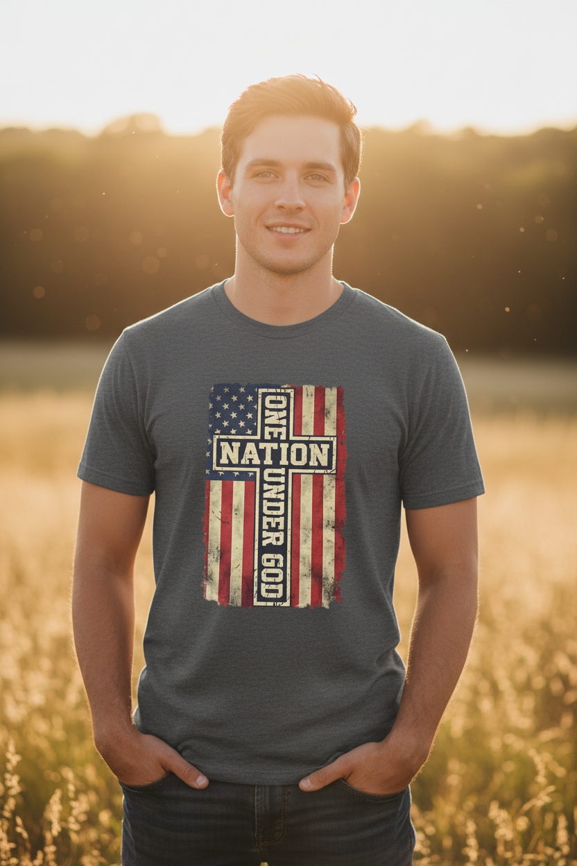 One Nation Under God Patriot T-Shirt