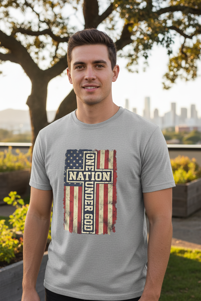 One Nation Under God Patriot T-Shirt