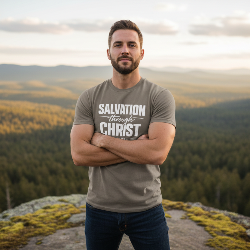 Salvation Through Christ Acts 4:12 Faith T-Shirt