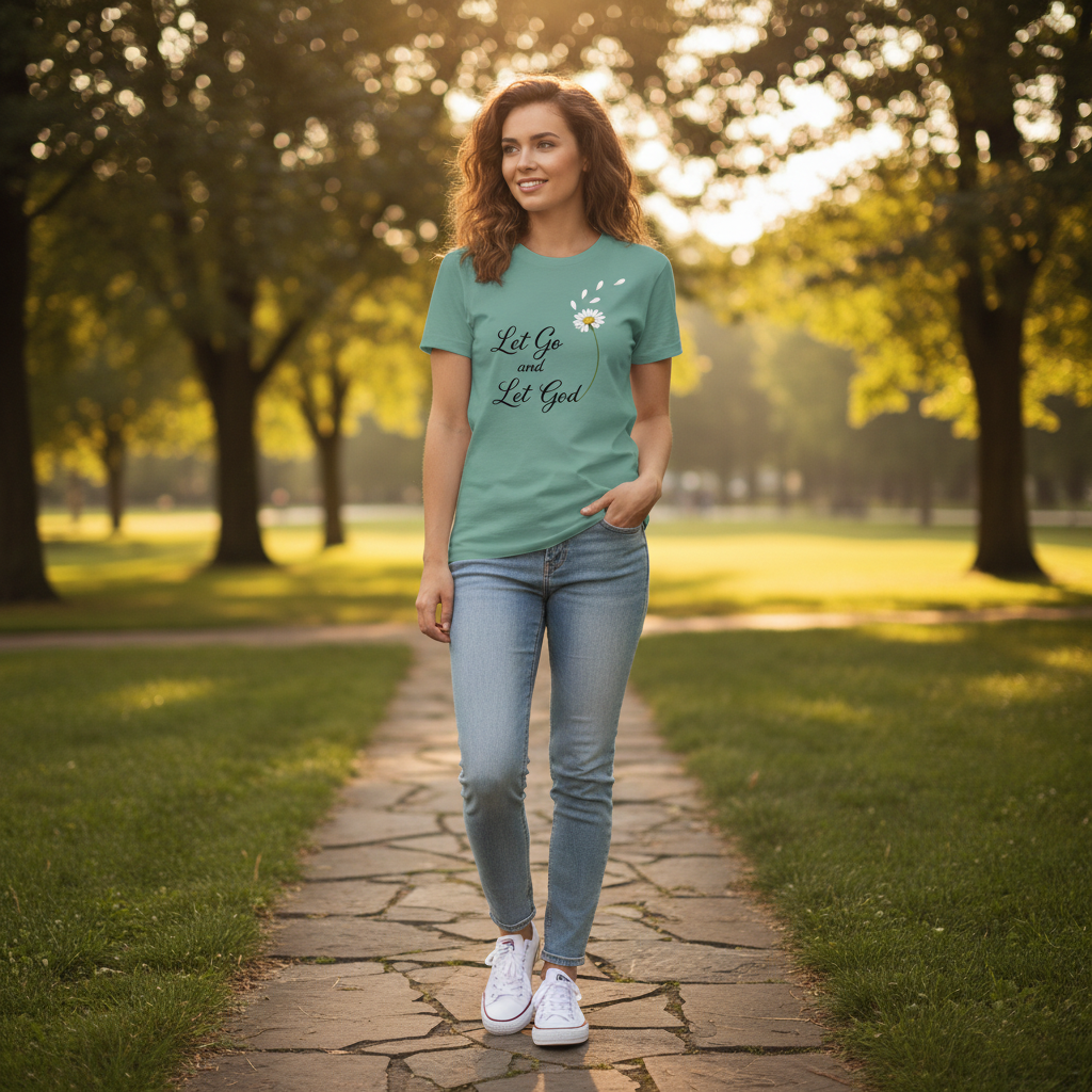 Let Go and Let God Faith T-Shirt