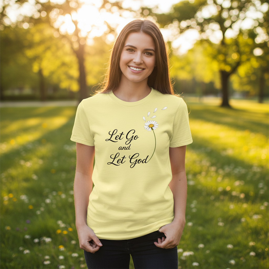 Let Go and Let God Faith T-Shirt