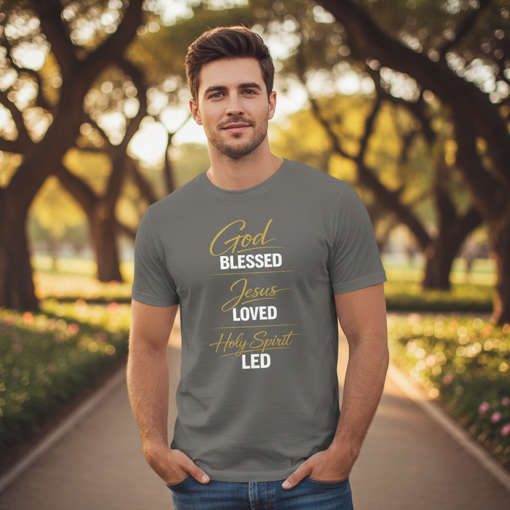 Blessed Loved Led Faith T-Shirt