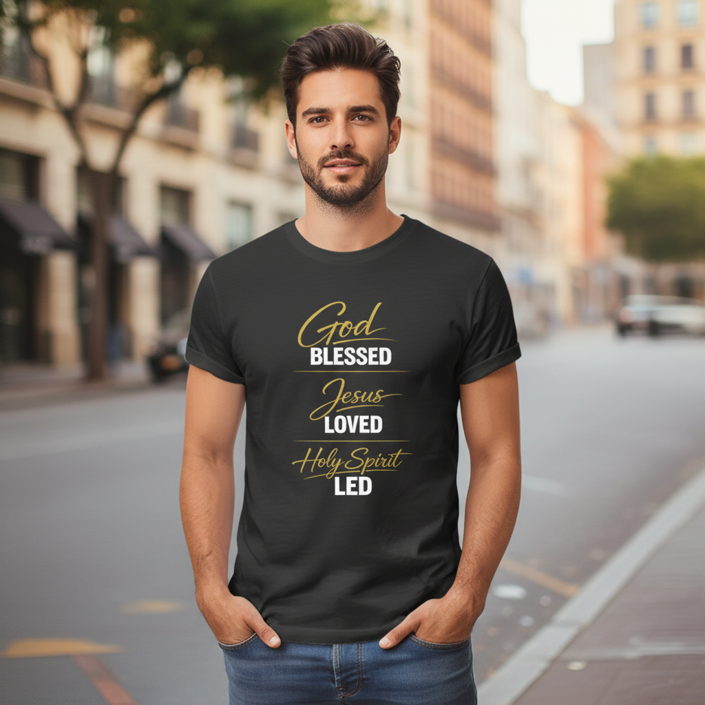Blessed Loved Led Faith T-Shirt