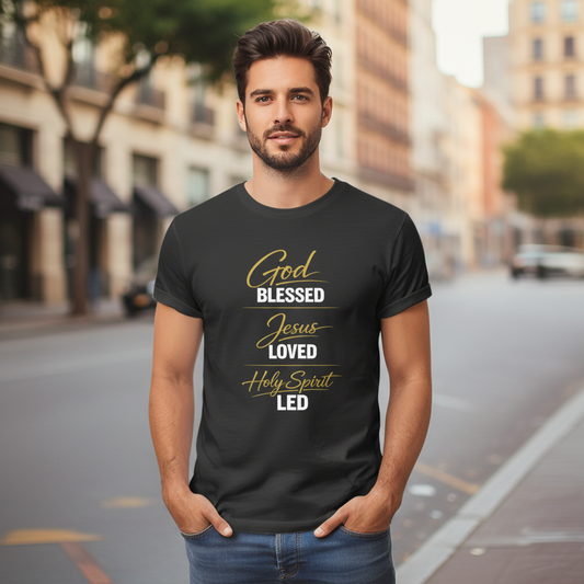Blessed Loved Led Faith T-Shirt
