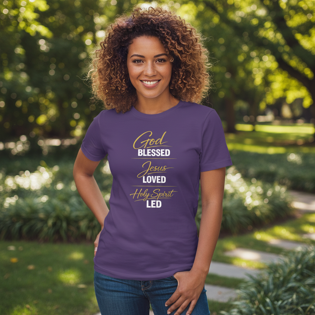 Blessed Loved Led Faith T-Shirt