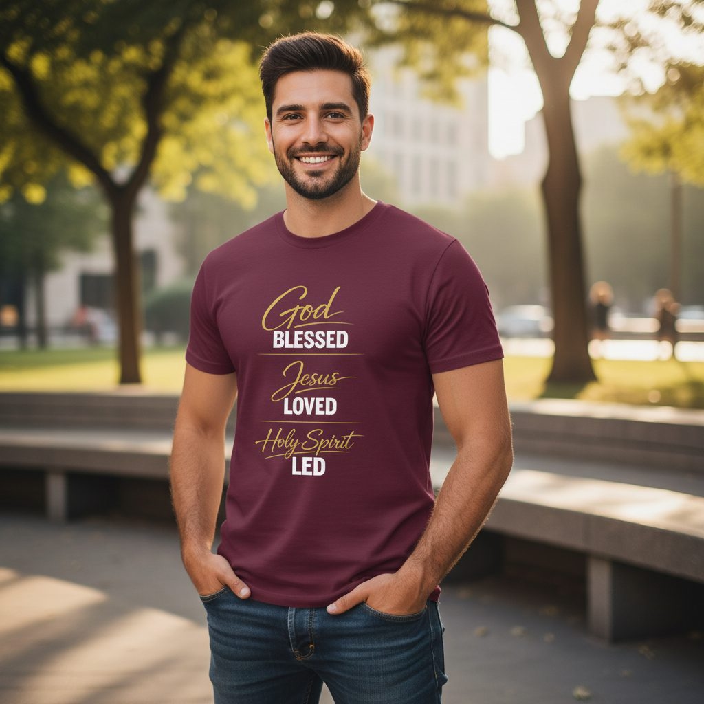 Blessed Loved Led Faith T-Shirt