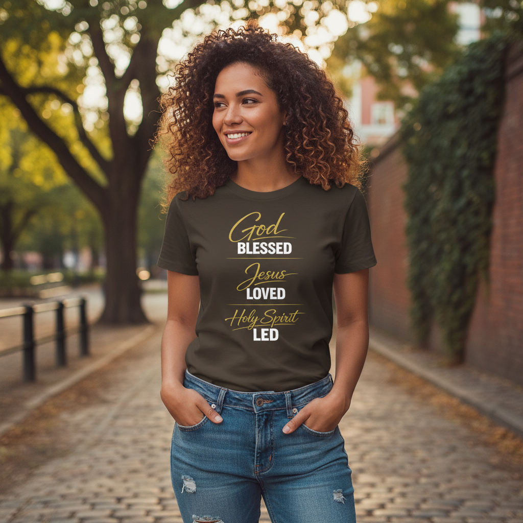 Blessed Loved Led Faith T-Shirt