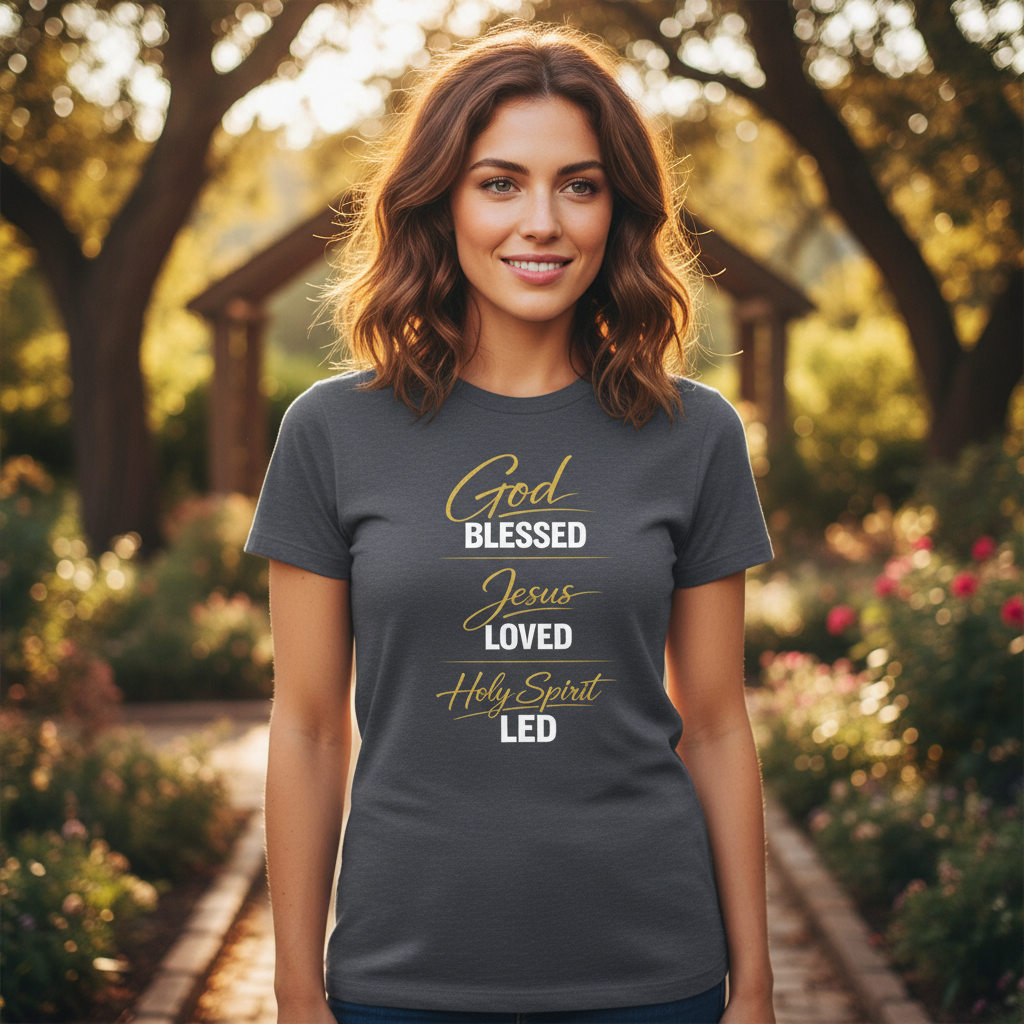 Blessed Loved Led Faith T-Shirt