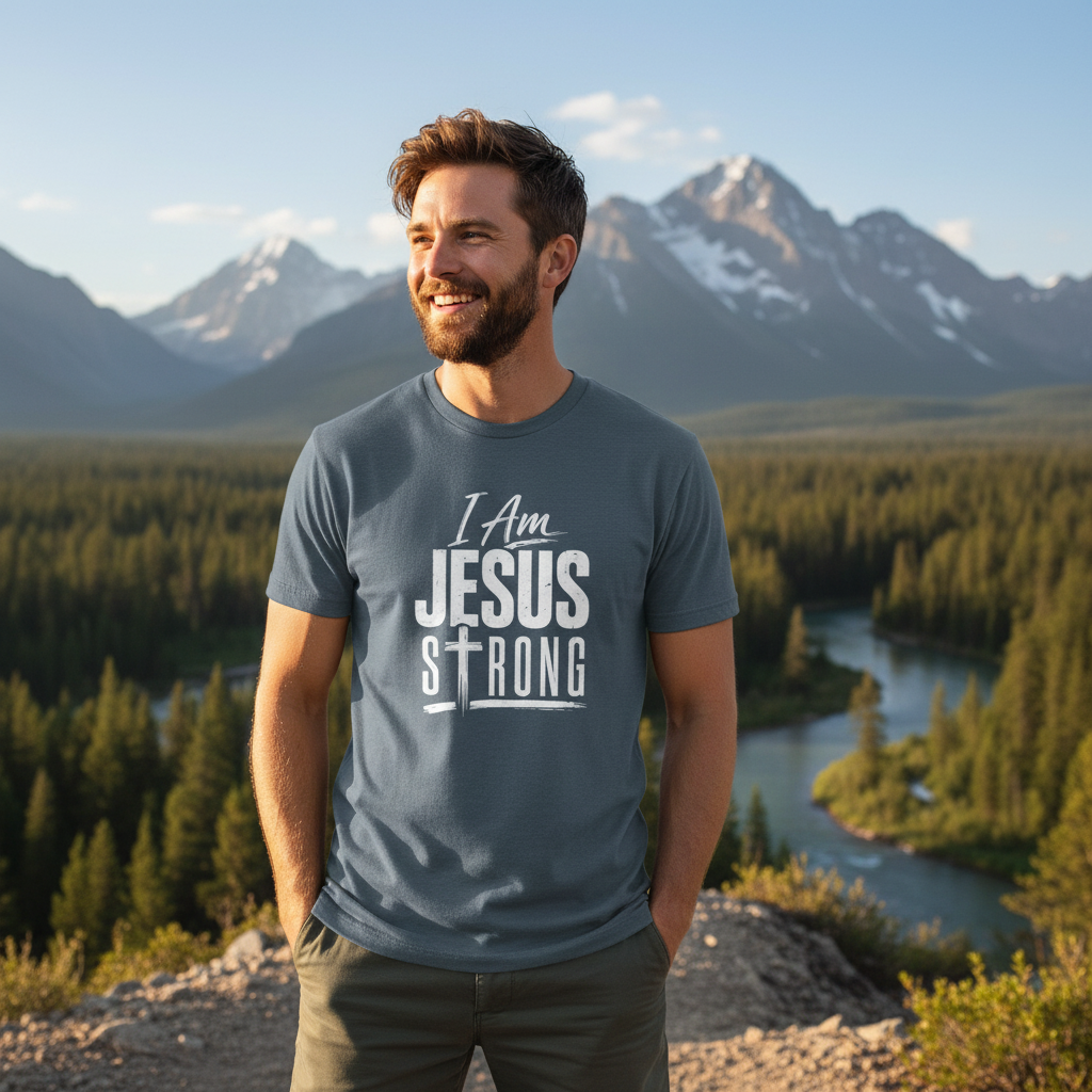 I am Jesus Strong Faith T-Shirt