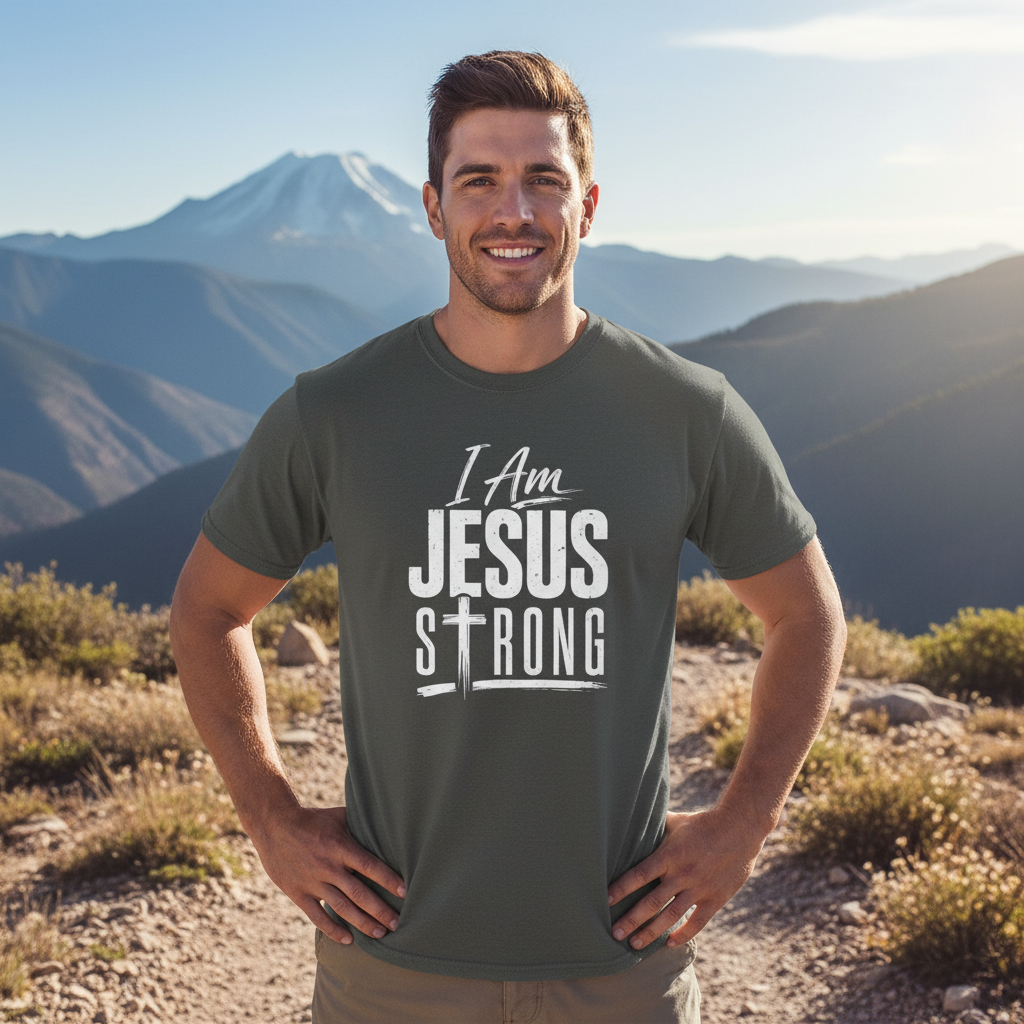 I am Jesus Strong Faith T-Shirt