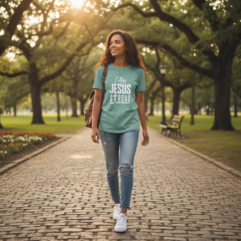 I am Jesus Strong Faith T-Shirt