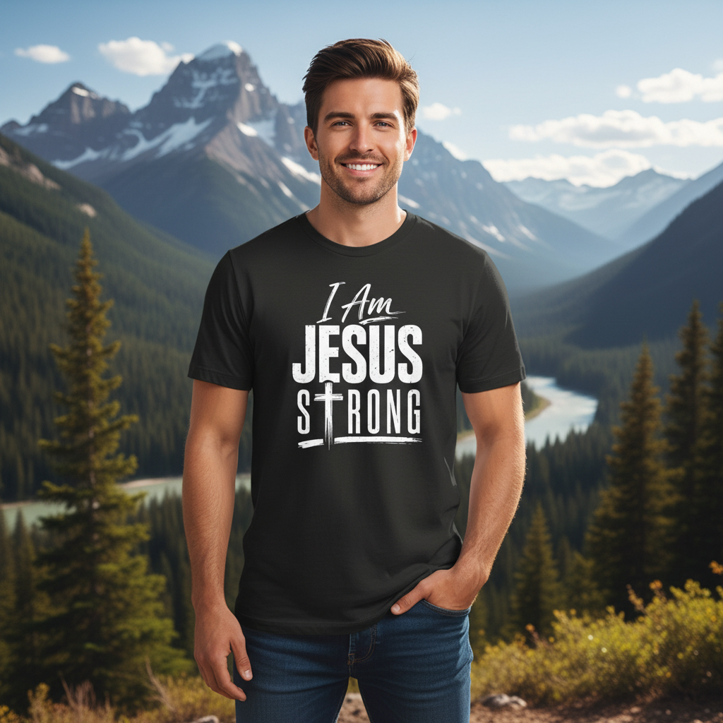 I am Jesus Strong Faith T-Shirt