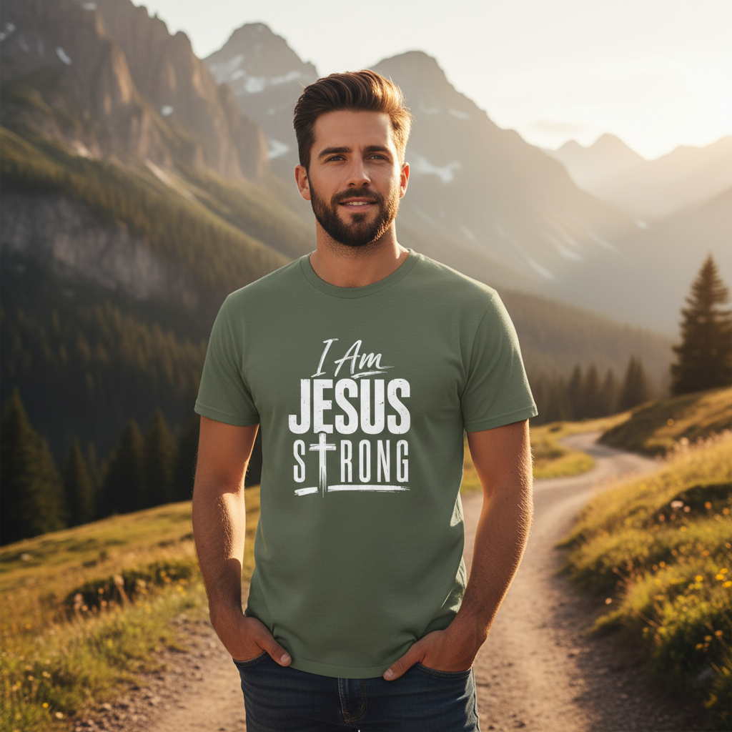 I am Jesus Strong Faith T-Shirt