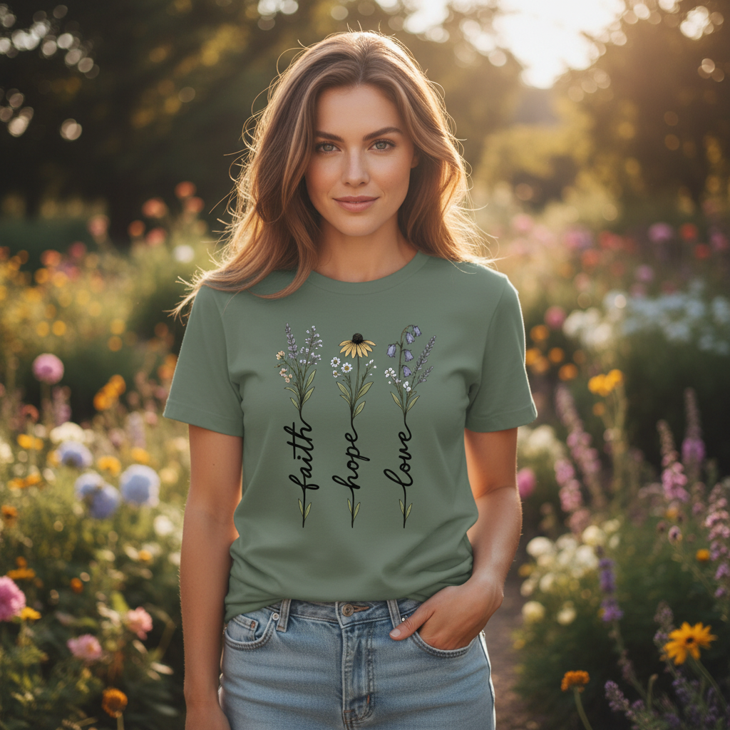 Faith Hope Love Faith T-Shirt