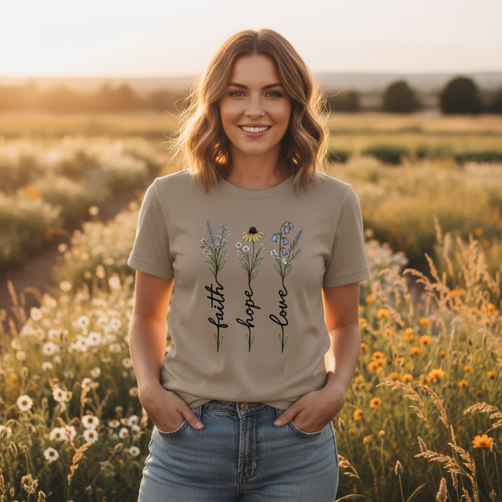 Faith Hope Love Faith T-Shirt