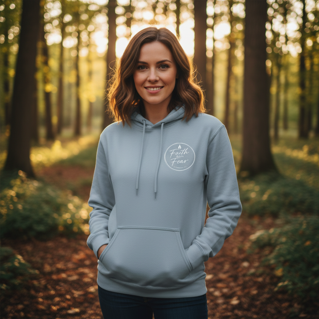 Faith over Fear 2 Timothy 1:7 Faith Hoodie