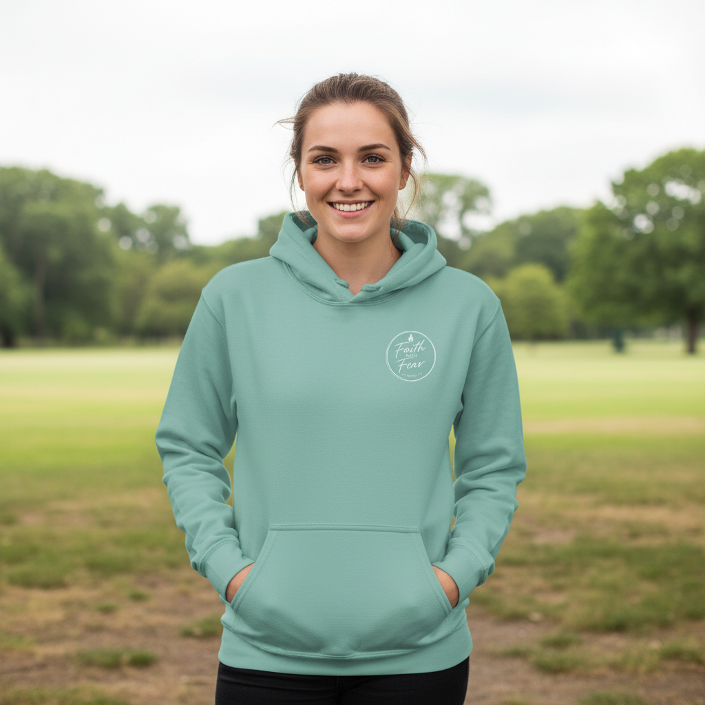 Faith over Fear 2 Timothy 1:7 Faith Hoodie