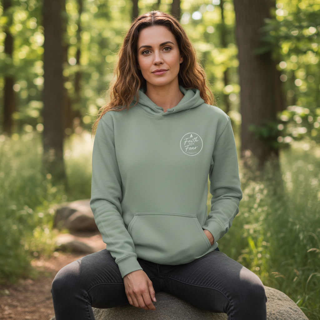 Faith over Fear 2 Timothy 1:7 Faith Hoodie