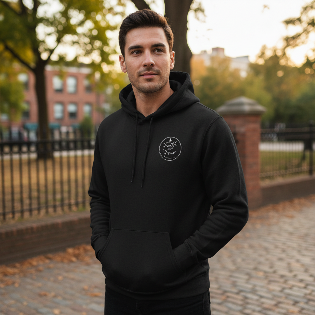 Faith over Fear 2 Timothy 1:7 Faith Hoodie