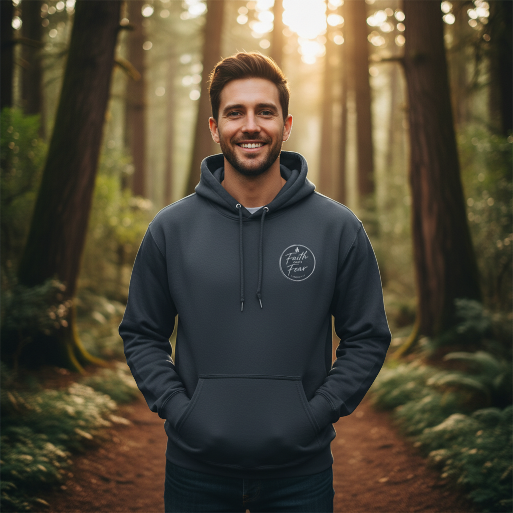 Faith over Fear 2 Timothy 1:7 Faith Hoodie