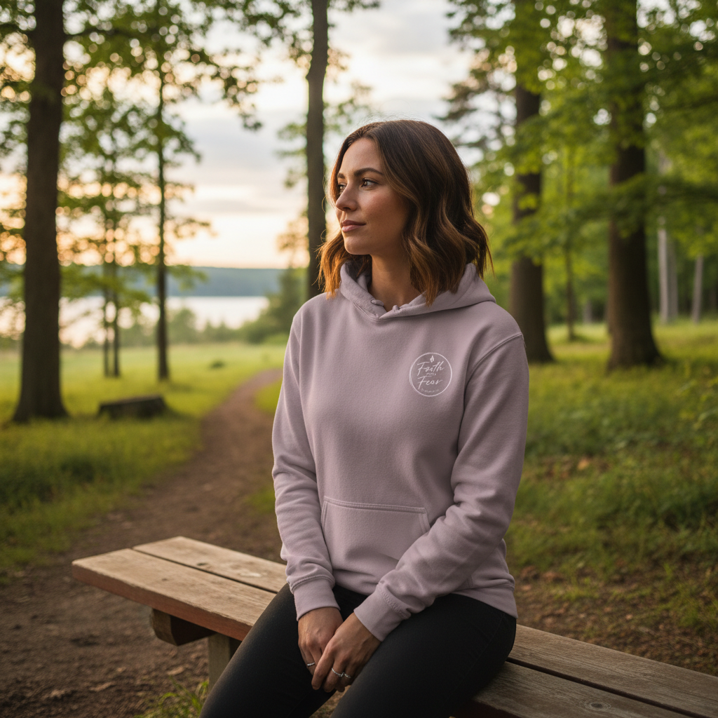 Faith over Fear 2 Timothy 1:7 Faith Hoodie