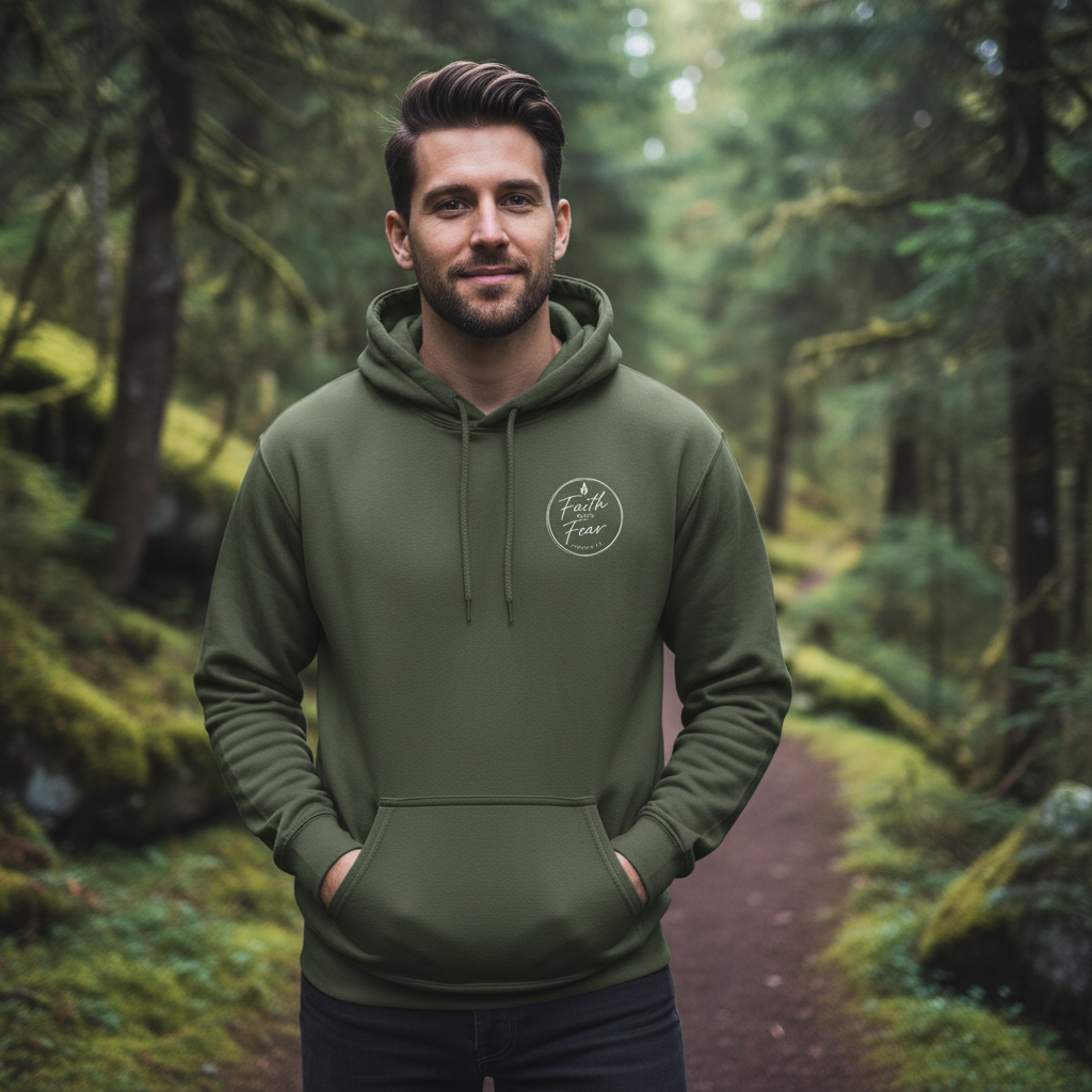Faith over Fear 2 Timothy 1:7 Faith Hoodie