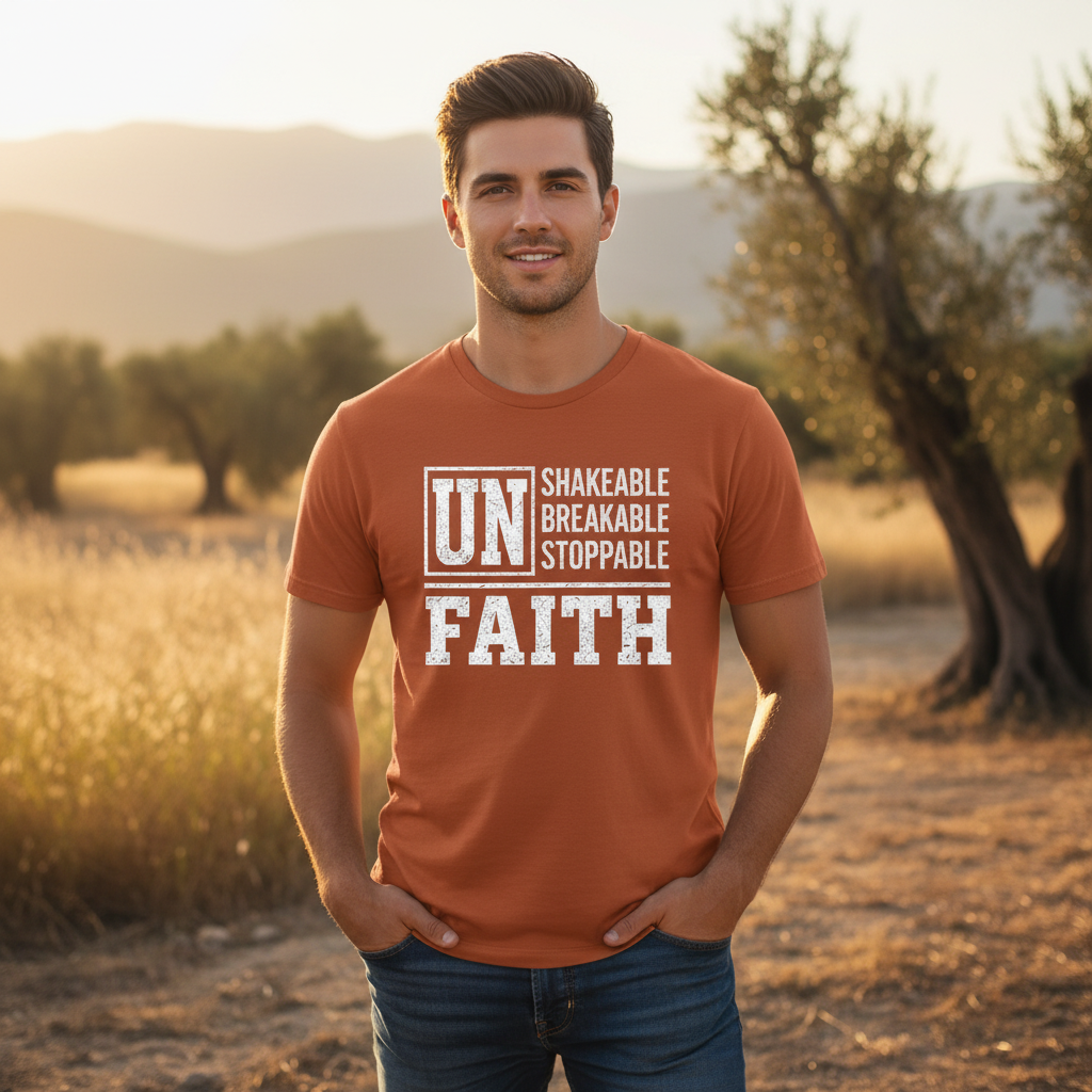 Unshakeable Unbreakable Unstoppable Faith T-Shirt