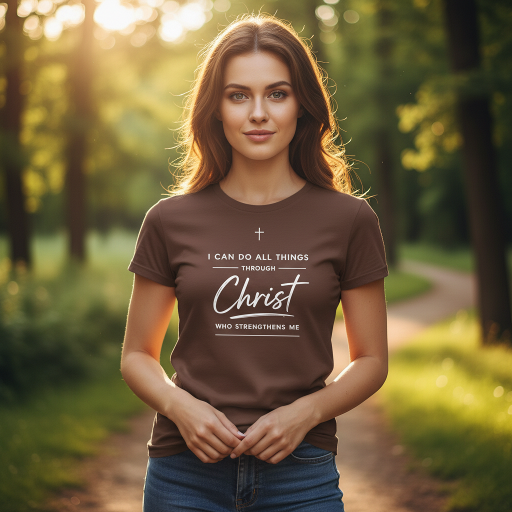 I Can Do All Things Through Christ Faith T-Shirt
