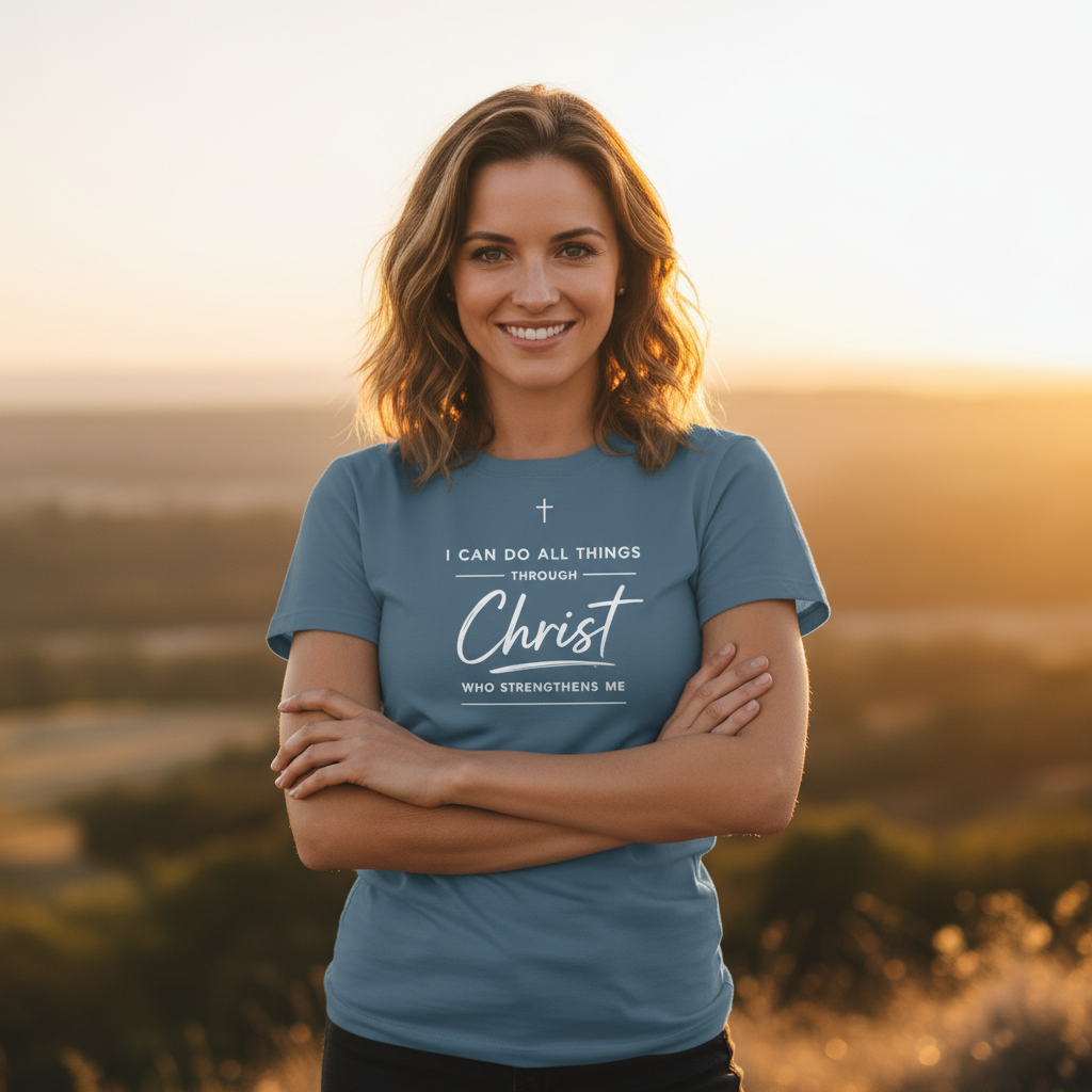 I Can Do All Things Through Christ Faith T-Shirt