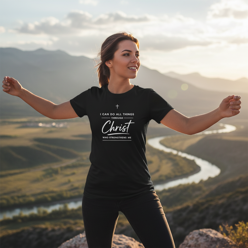 I Can Do All Things Through Christ Faith T-Shirt