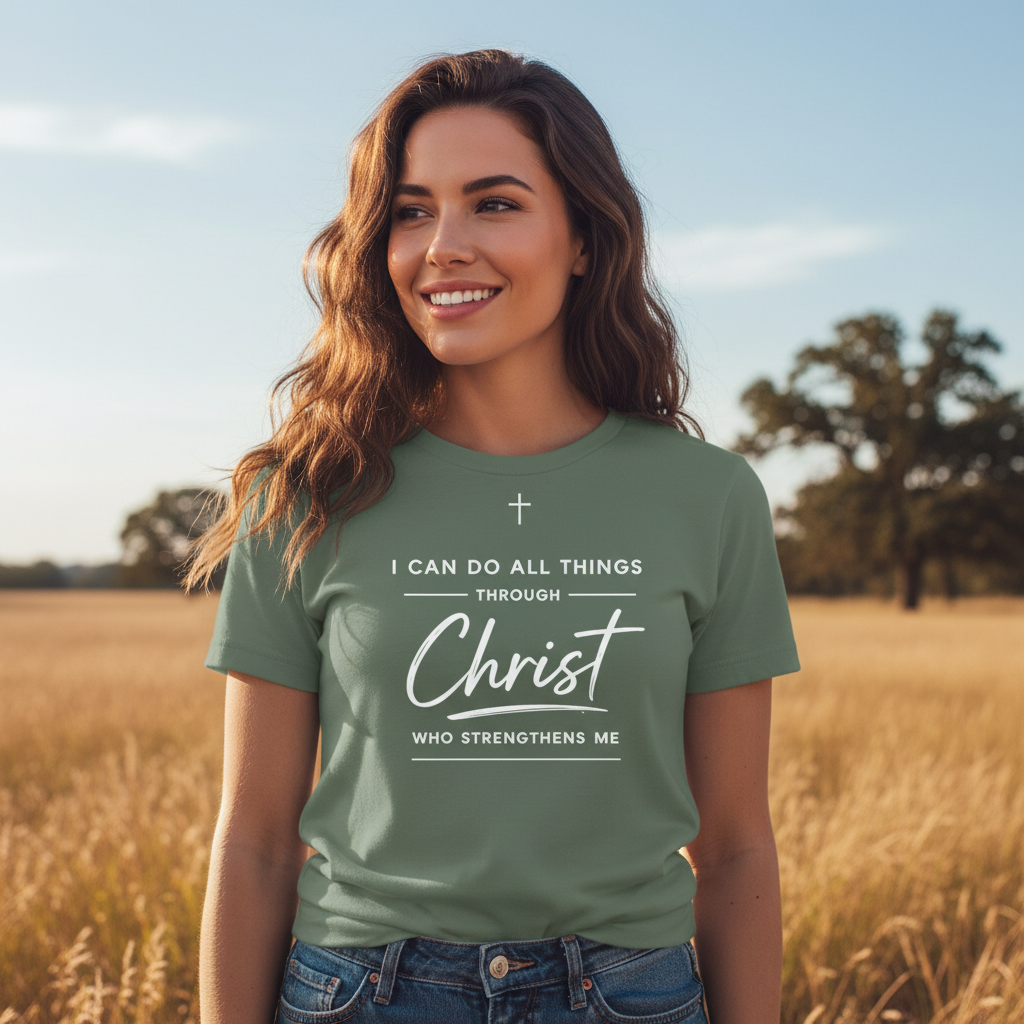 I Can Do All Things Through Christ Faith T-Shirt