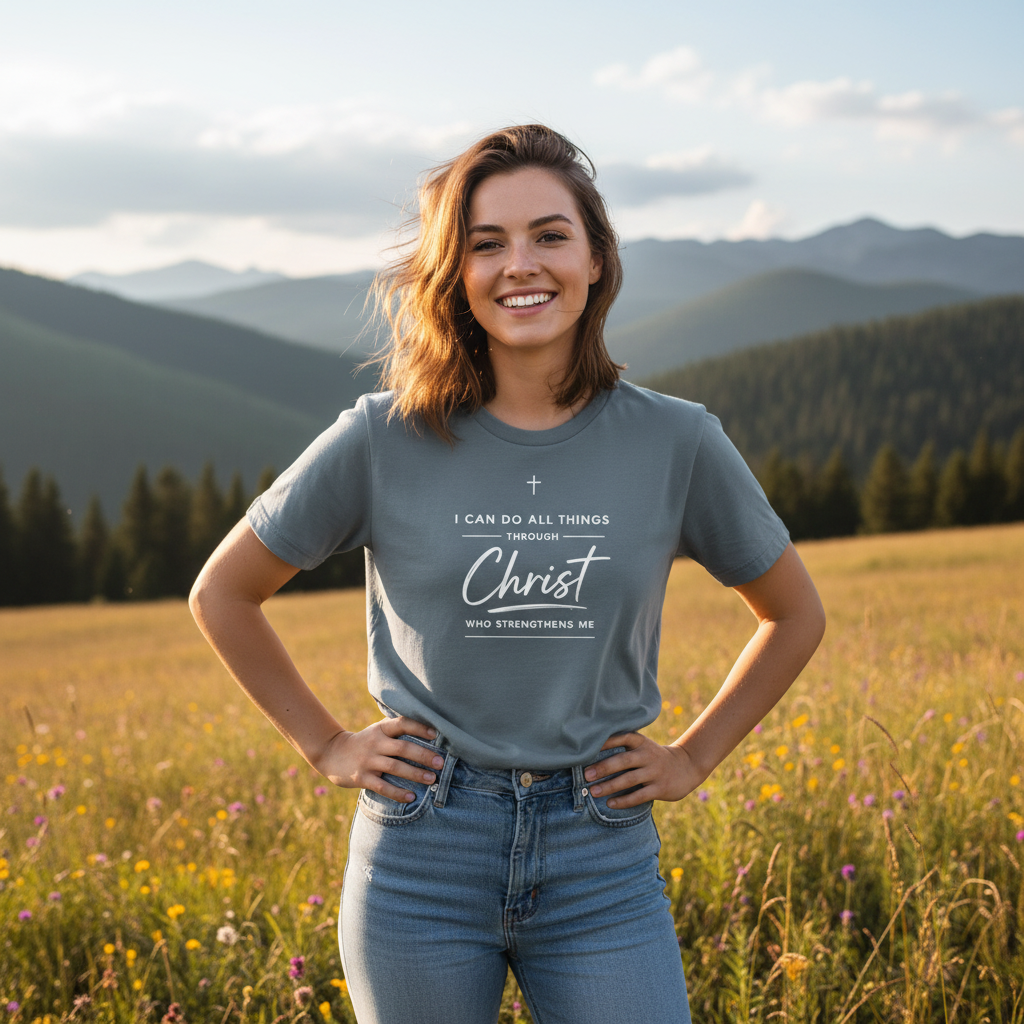 I Can Do All Things Through Christ Faith T-Shirt