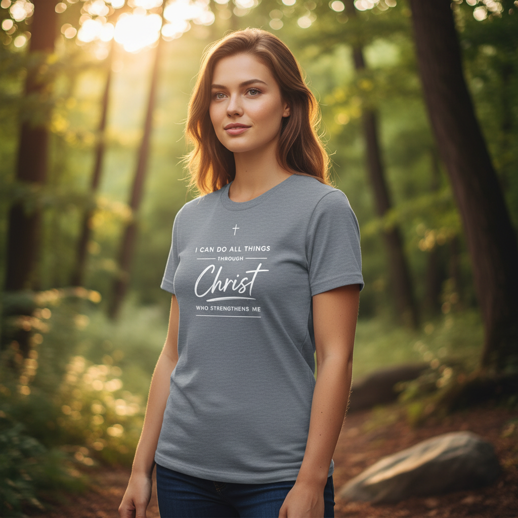 I Can Do All Things Through Christ Faith T-Shirt