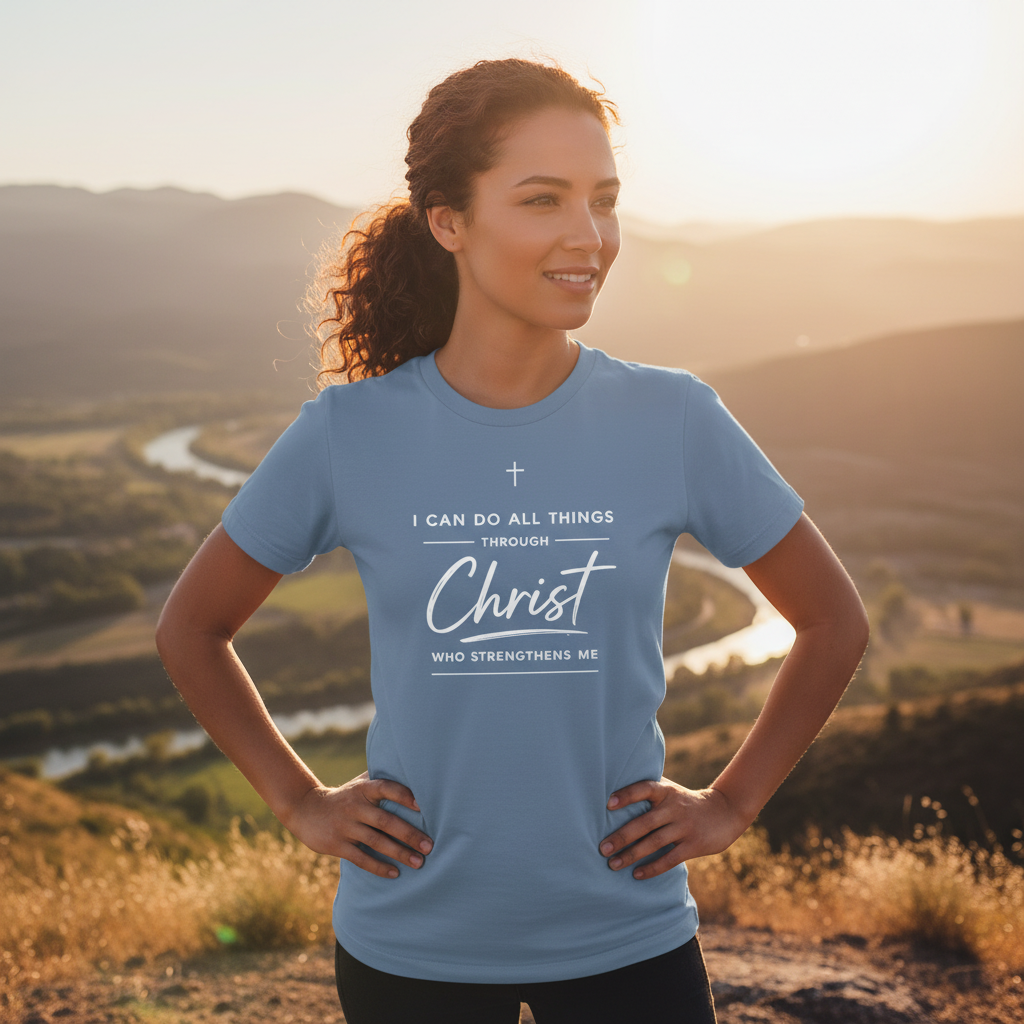 I Can Do All Things Through Christ Faith T-Shirt