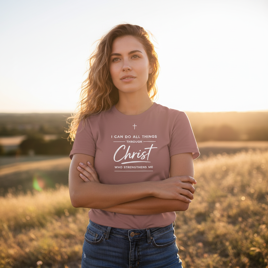 I Can Do All Things Through Christ Faith T-Shirt