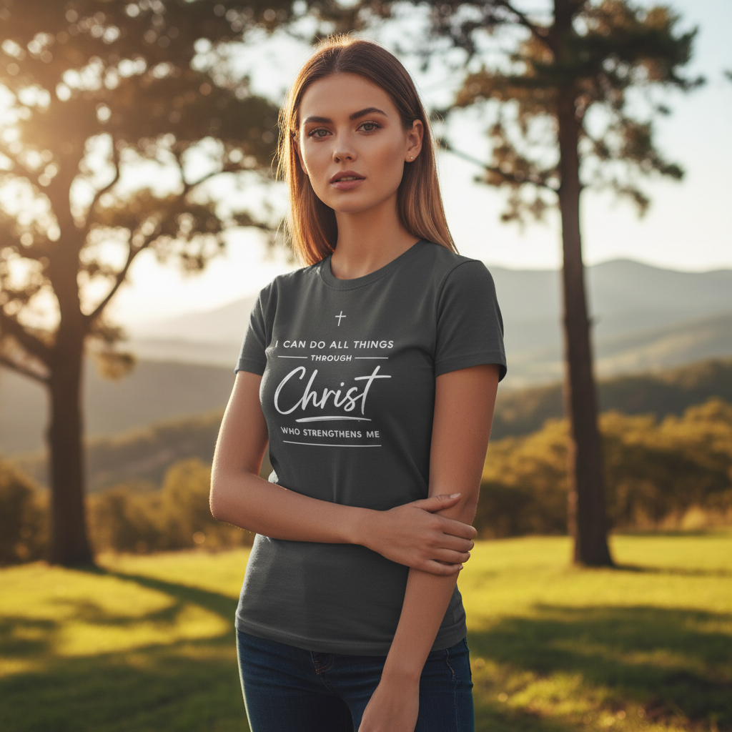 I Can Do All Things Through Christ Faith T-Shirt