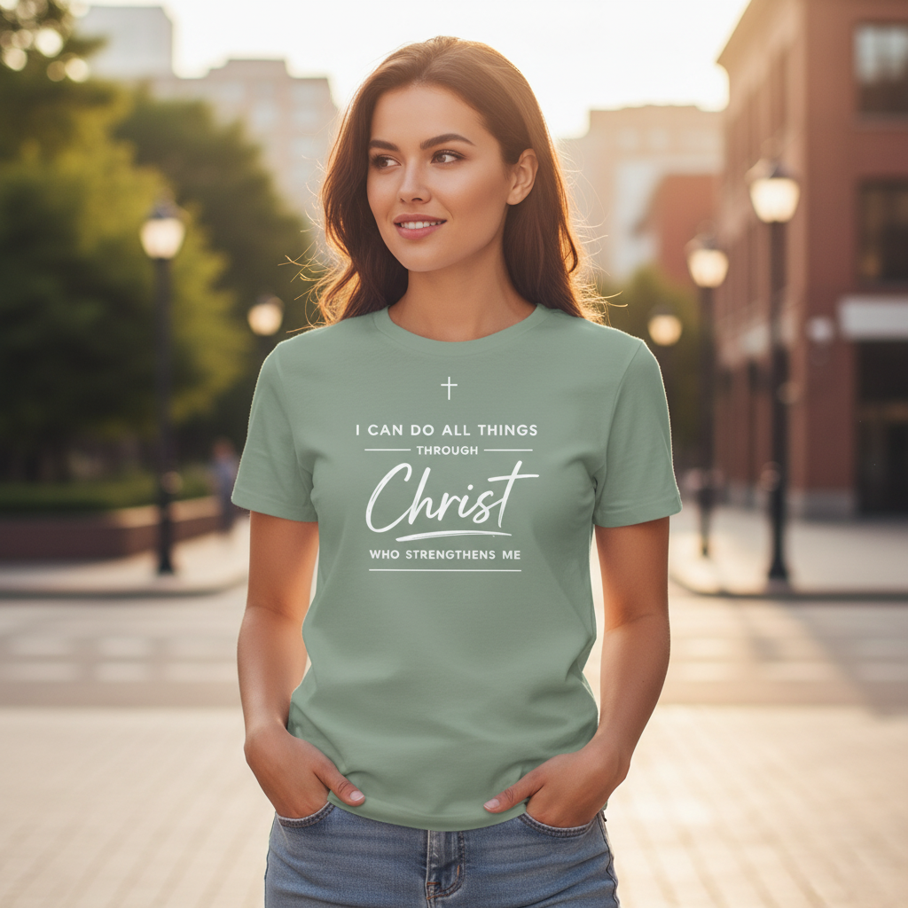 I Can Do All Things Through Christ Faith T-Shirt