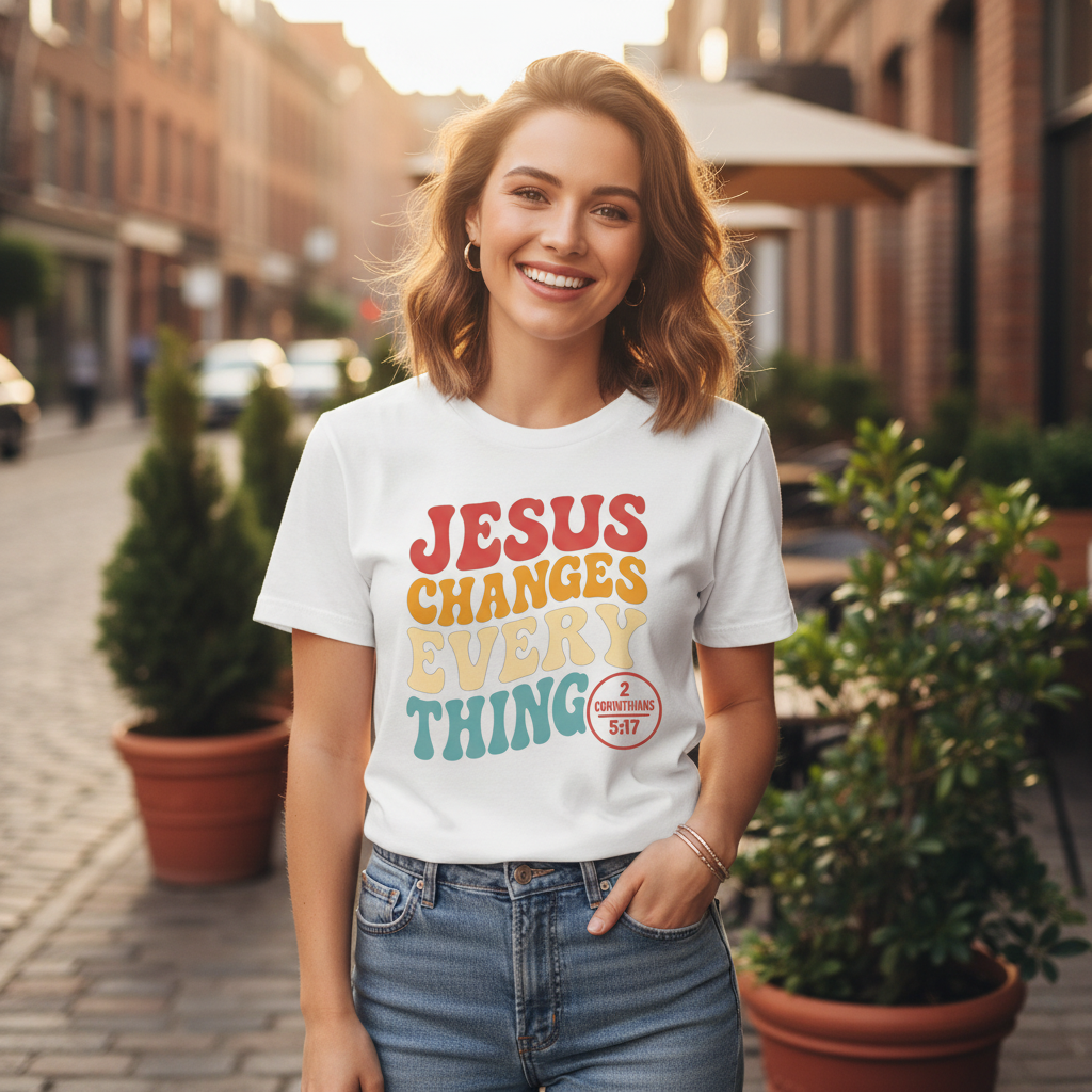 Jesus Changes Everything Faith T-Shirt