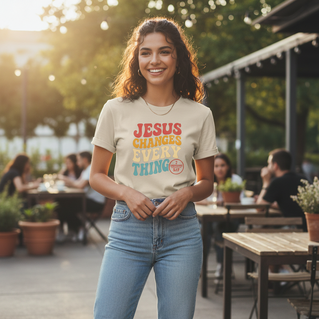 Jesus Changes Everything Faith T-Shirt