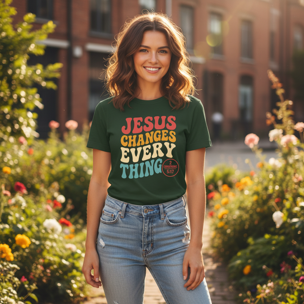 Jesus Changes Everything Faith T-Shirt