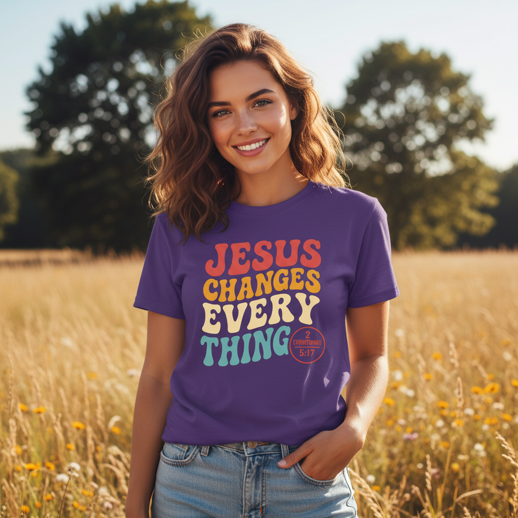 Jesus Changes Everything Faith T-Shirt