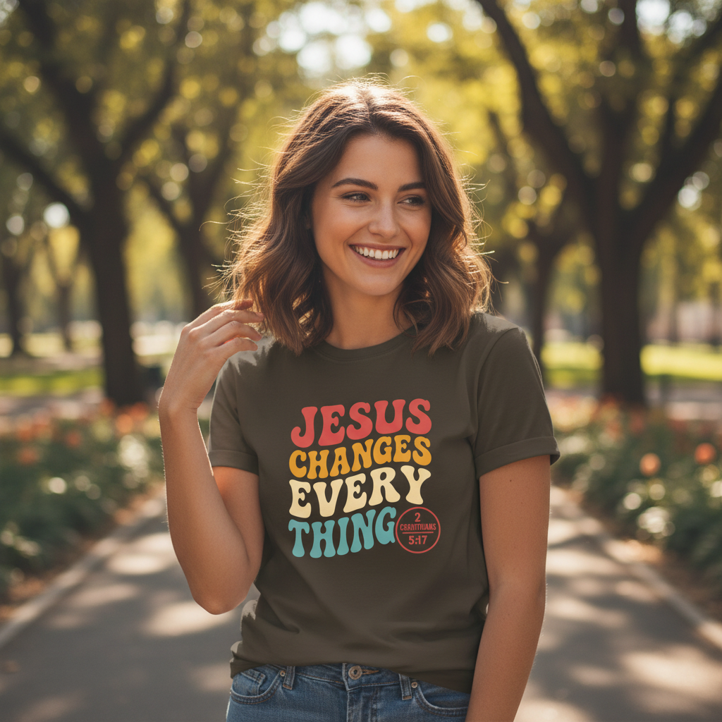 Jesus Changes Everything Faith T-Shirt